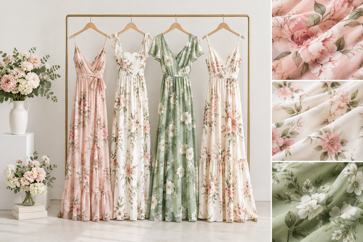 Girl Maxi Floral Dress Collection Banner